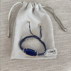 Kendra Scott Navy and Gold Bracelet